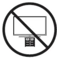 SAMSUNG QE55Q82R - Sicherheitshinweis: Befestigen des Geräts an der Wand, damit es nicht kippt - 1