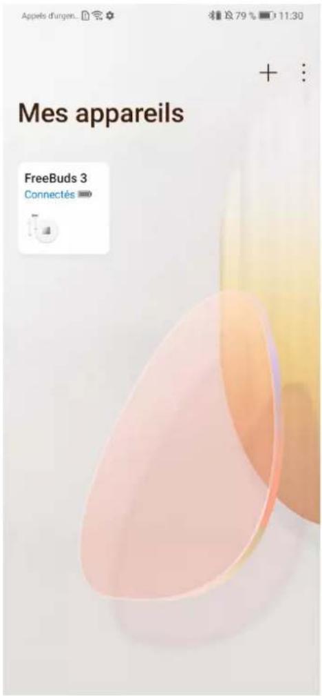 HUAWEI FreeBuds 3 - Ajout des FreeBuds 3 à la liste des appareils - 3