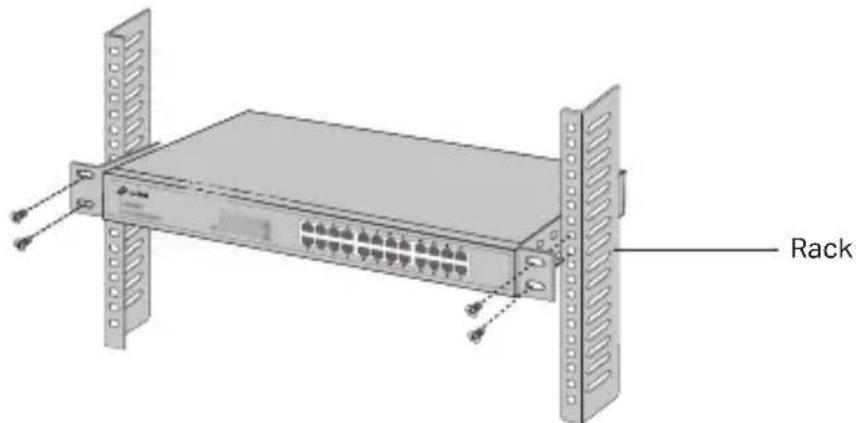 TP-LINK TLSG1024D - Installation en rack - 2