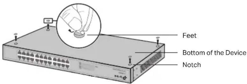TP-LINK TLSG1024D - Desktop Installation - 1