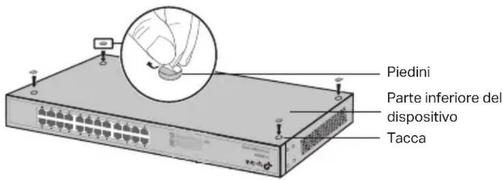 TP-LINK TLSG1024D - - Installazione su scrivania - 1