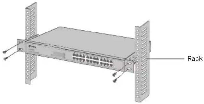 TP-LINK TLSG1024D - - Instalación en Rack - 2