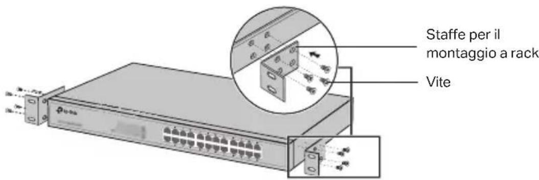 TP-LINK TLSG1024D - Installazione a rack - 1