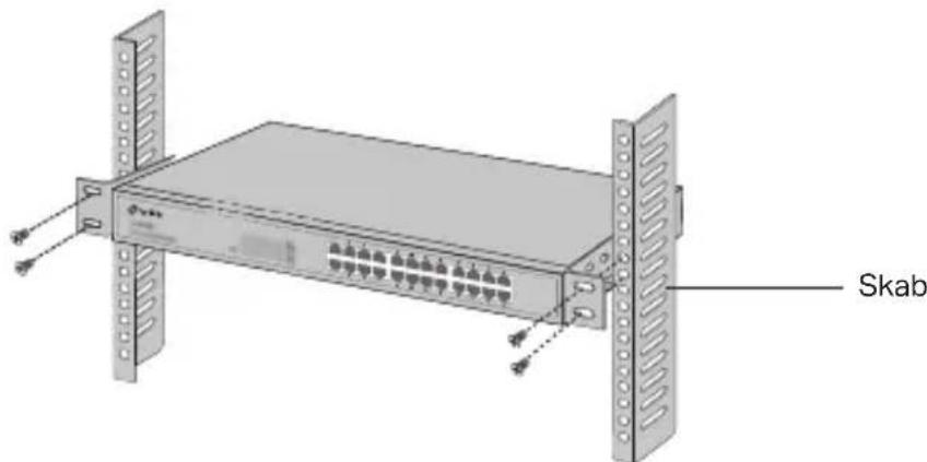 TP-LINK TLSG1024D - - Skabsmontering - 2