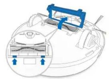 ECOVACS Deebot OZMO 905 - Brosse principale, option Aspiration directe et brosses laterales - 1