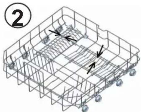 SHARP QWHT34F423WDE - Clayettes pliables - 2
