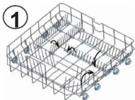 SHARP QWHT34F423WDE - Clayettes pliables - 1