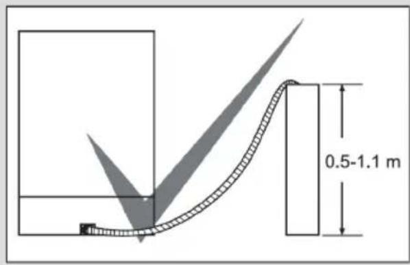SHARP QWHT34F423WDE - Waterafvoerslang - 2