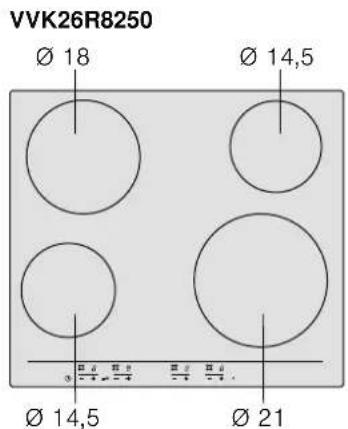 VVK26R8250 Ø 18 Ø 14,5 Ø 14,5 Ø 21