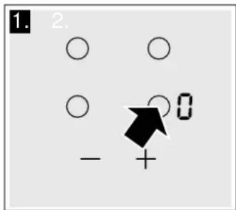 VIVA VVK26R36E0 - Régler la position de chauffe - 1