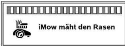 VIKING iMow MI 632 PC - Statusinformation während laufender Aktivitäten - alle Modelle: - 1