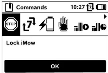 VIKING iMow MI 422 P - Commands - 1