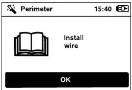 VIKING iMow MI 422 P - Routing the perimeter wire - 1