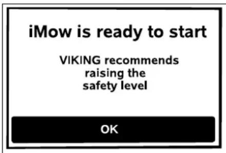 VIKING iMow MI 422 P - Completing initial installation - 2