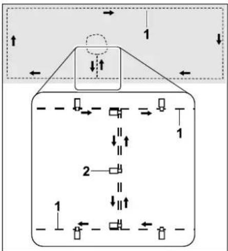 VIKING iMow MI 422 P - Installing linking sections - 1