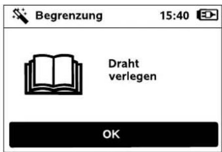 VIKING iMow MI 422 P - Begrenzungsdraht verlegen - 1