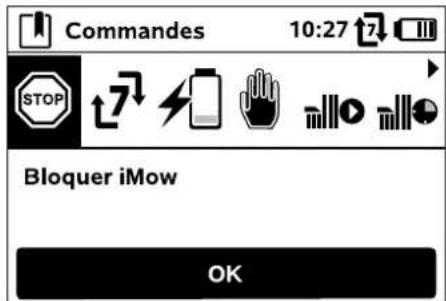 VIKING iMow MI 422 P - Affichage de messages : - 1