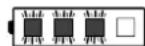 VIKING MA 443 C - Er knipperen drie rode LED's - 1
