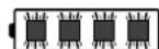 VIKING MA 443 C - Er knipperen vier rode LED's - 1