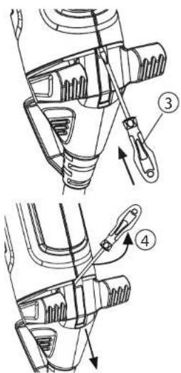 WAGNER Furno F700 - Attaching and Detaching the Cordset - 2