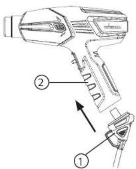 WAGNER Furno F700 - Montering und afmontering af kabelsættet - 1