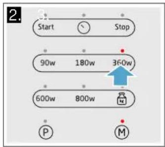 VIVA VP62G0160 - Voorbeeld: 360 W, 25 minutes - 1