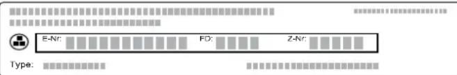 VIVA VP62G0160 - E number and FD number - 1