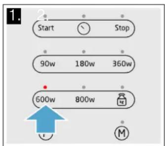 VIVA VP62G0160 - Mikrowelle einstellen - 1