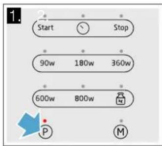 VIVA VP62G0160 - Setting a programme - 1