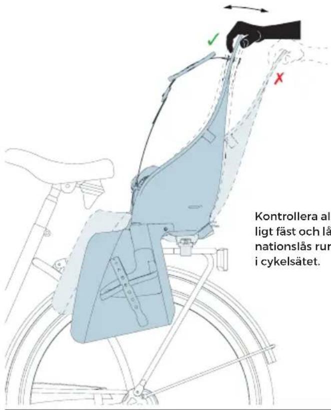 Urban Iki Rear - Hur man monterar Urban lki bakstolen pa cykeln - 16