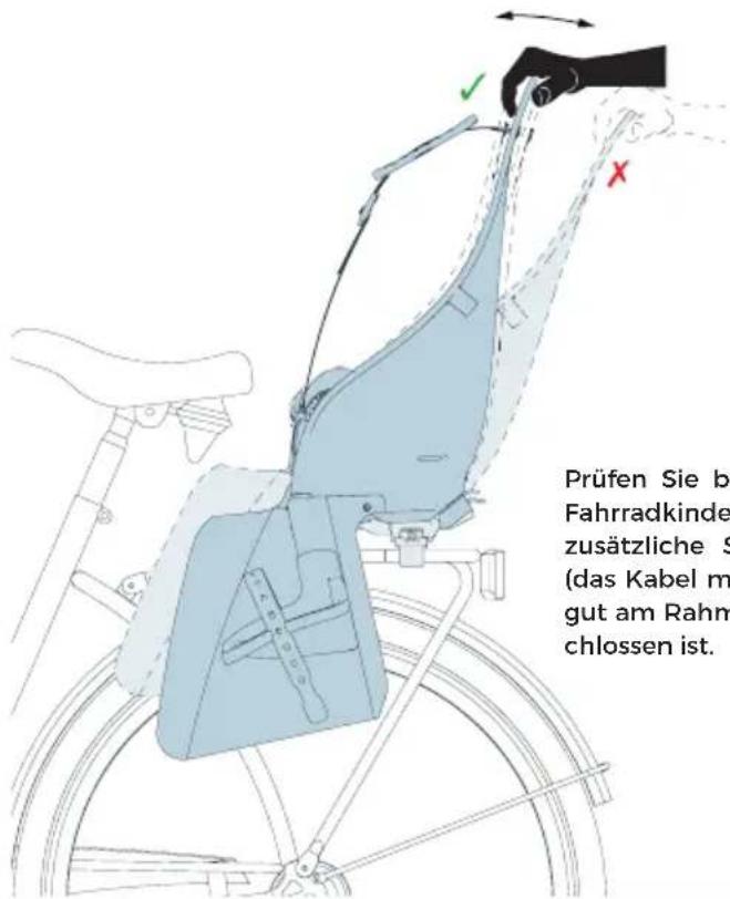 Urban Iki Rear - Montage des Urban Iki Rear seat auf Ihrem Fahrrad - 16