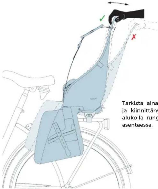 Urban Iki Rear - Kuinka kiinnitäa Urban Iki Rear takais-tuin polkupyöraan - 16
