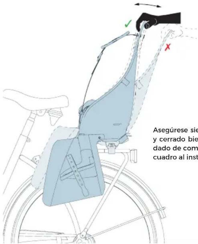 Urban Iki Rear - ¿como se instalala la silla Urban Iki Rear en la bicycliceta? - 16