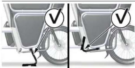 Urban Arrow Shorty - 5.7.1Incorrectpositionofthekickstand - 1
