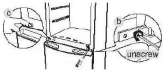 CANDY CMCN 5172 XWD - INVERSIONE DEL SENSO DI APERTURA DELLA PORTA FRIGO - 6