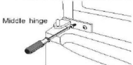 CANDY CMCN 5172 XWD - ИЗМЕНЕНИЕ НАПРАВЛЕНИЯ ОТКРЫВАНИЯ ДВЕРЕЦ - 10