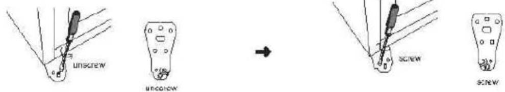 CANDY CMCN 5172 XWD - INVERSIÓN DE LA DIRECCIÓN DE APERTURA DE LA PUERTA - 9