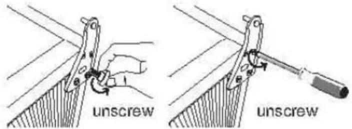 CANDY CMCN 5172 XWD - REVERSING THE DOOR SWING - 9