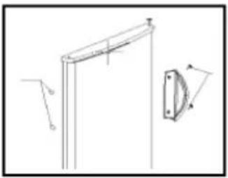 CANDY CMCN 5172 XWD - ОБРЪЩАНЕ НА ПОСОКА НА ОТВАРЯНЕ НА ВРАТА - 13