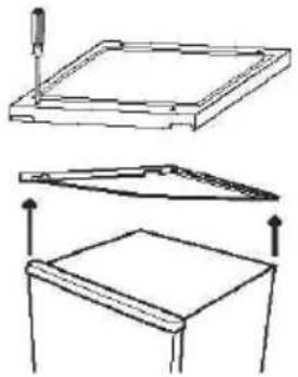 CANDY CMCN 5172 XWD - INVERSIONE DEL SENSO DI APERTURA DELLA PORTA FRIGO - 1