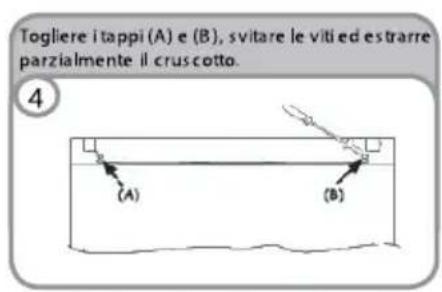 CANDY CCTOS 544XH - INVERSIONE DEL SENSO DIAPERTURA DELLE PORTE - 5