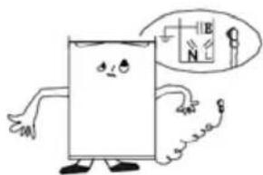 CANDY CCTOS 544XH - Priklučni kabel - 1