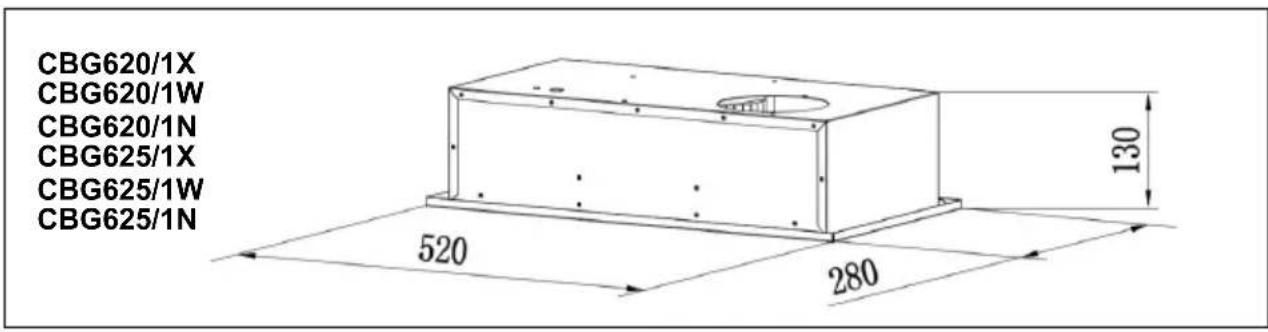 CANDY CBG6201W - Specifications - 1