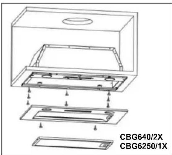 CANDY CBG6201W - yctahOBka - 2