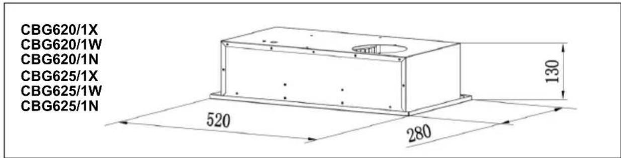 CANDY CBG6201W - Specifications - 1