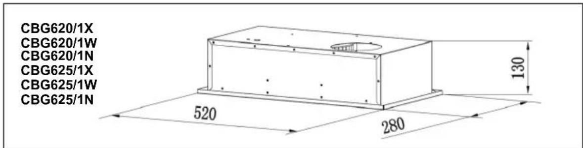 CANDY CBG6201W - TECHNISCHE ANGABEN - 1
