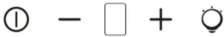 CANDY CVR 60 N - Light button - 1