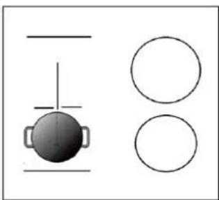 CANDY CTP644C - Als twee onafhankelijkke zones - 2
