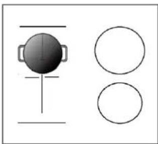 CANDY CTP644C - Als twee onafhankelijkke zones - 1