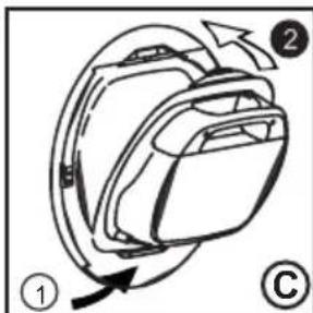 CANDY CS C10DGS - Entfernen des Behalters - 3